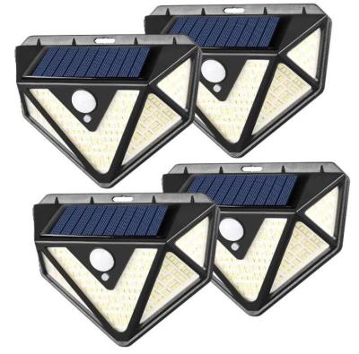 China Hot Selling Polycarbonate 100 LED Outdoor Solar Motion Sensor Light with CE and RoHS Certificates for sale