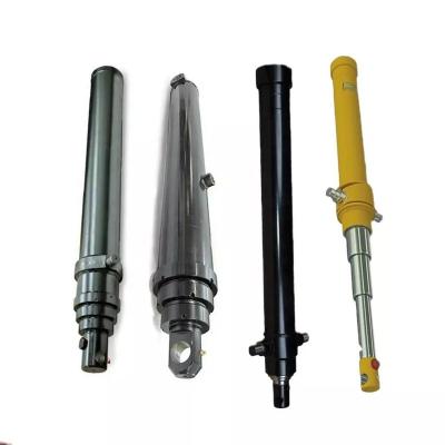 China Patch And Testing Equipment Customized Telescopic High Pressure Multistage Hydraulic Cylinder For A Trailer 7 Ton for sale