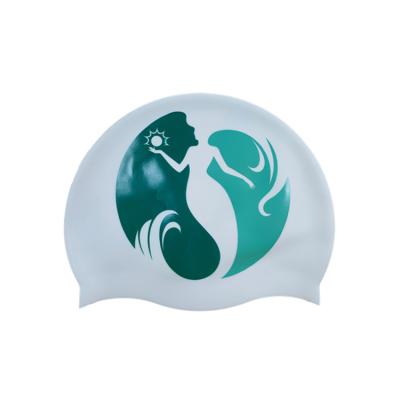 China Printing Logo Swimming Hat Sports High Quality Unisex Customized Swim Hat Fashion Waterproof Durable Eco-Friendly for sale