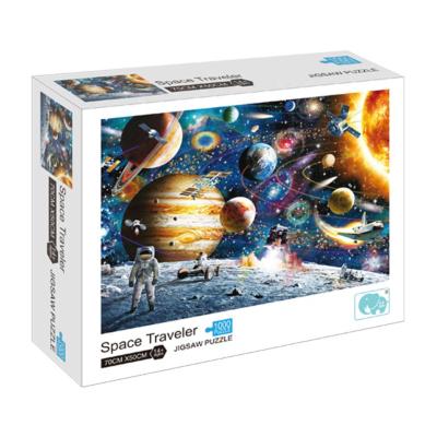 China DIY TOY Hot Sale 1000 Pieces Space Traveler Jigsaw Puzzle Cardboard Puzzles For Adults Children for sale