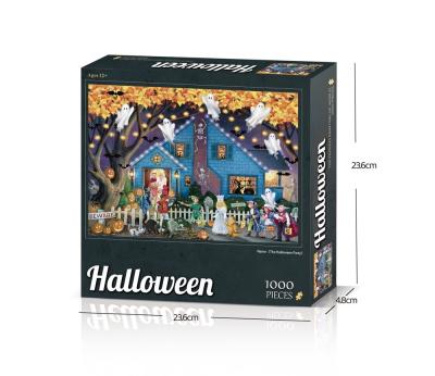 China Hotest DIY TOY Halloween Puzzle 1000 Piece The Halloween Party Puzzle for sale