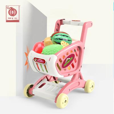 China Pretend Children Play Baby Set Kindergarten Role Play Kitchen Set Toy Simulation Cutting Food Fruit Vegetable Toy Set Kitchen Accessories Toys for sale