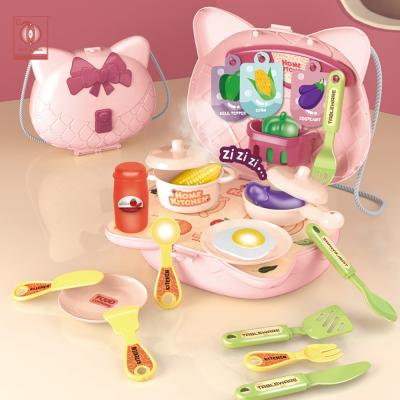 China Girls Plastic Makeup Set Toy Kitchen Sets Cook Preschool Toy Role Play Set Dress Up Plastic Toy Girls Beauty Set Novelty Makeup Purse for sale