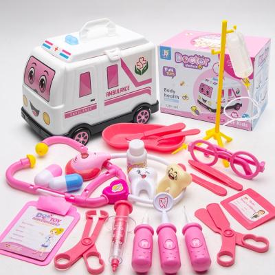 China Multifunctional Children Nurse Toys Set Ambulan Playset Simulation Nurse Pretend Role Play Medical Educational Pretend Doctor Play Set Toys Kids for sale