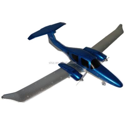 China PPE simulation RC model airplane glider plane with 6 gyro 2.4Ghz rc plane with light bar for sale