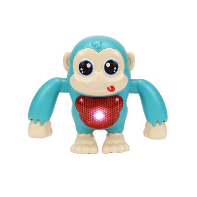 China Educational Toy Newest Electric Baby Toy Funny Voice Control Induction Cartoon Rolling Monkey Learning Other Early Educational Toys for sale