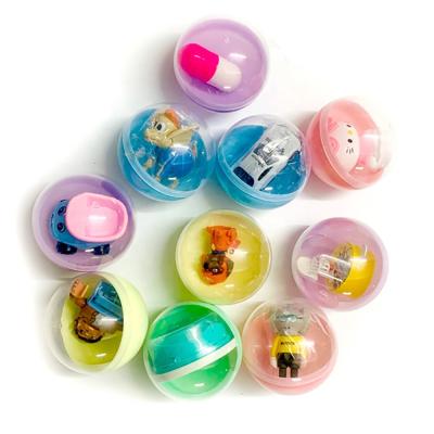 China Fuuny Mixed Different Toys Eco-friendly Small Plastic Capsule Toys Surprise Egg Capsule Egg Box Toy For Vending Machine for sale