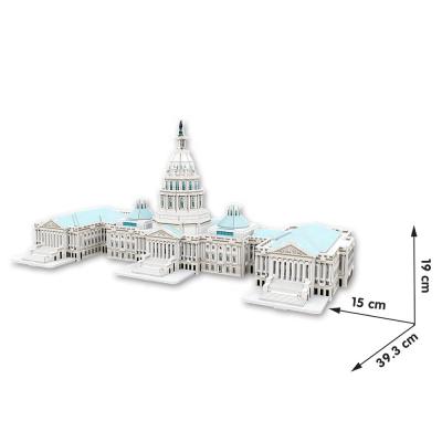 China DIY TOY The United States Capitol Souvenir Env Puzzle Toys 3d Puzzle Model for sale