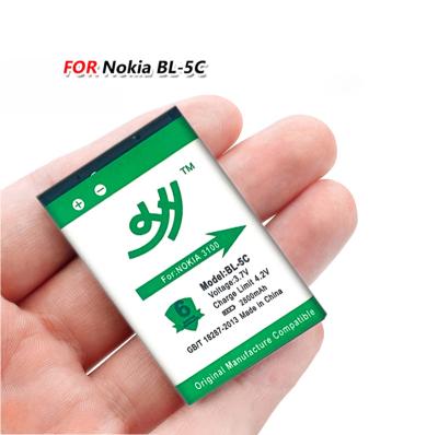 China Mobile Phone BL-5C BL5C bl 5c 3.7V 1200mAh Replacement Li-Polymer Battery For Mp4 Nokia 1112 1208 1600 1100 1101 n70 n71 n72 n91 e60 DVR VR for sale