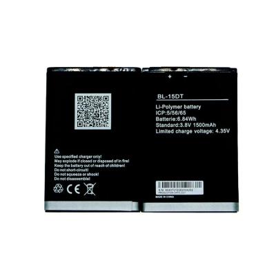 China Wholesale Cellphone China 3.8V 1500mah lithium polymer lithium ion mobile phone battery for Tecno BL-15DT for sale