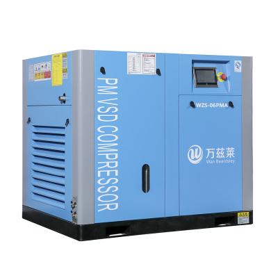 China 2021 new design 380v 5.5kw frequency conversion oil free screw oil free air compressor for spray painting for sale