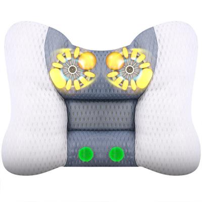 China Body Massage Pillow Neck Shoulder Back Radio U Shape Electric Lumbar Heated Massage Pillow for sale