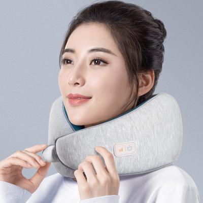 China Neck Car Massage Lumbar Support Pillow Electric Relaxation Massage U Shaped Pillow for sale