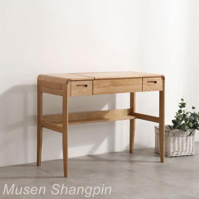 China New Study Table Dresser Table Foldable High Quality Solid Wood Dual Use Bedroom for sale