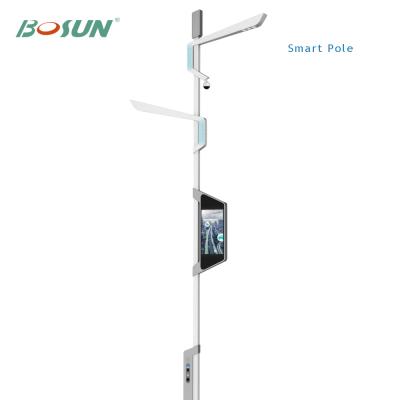 China Garden Bosun Solar Cctv Camera 5g Smart Light Weight Pole With wifi for sale