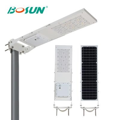 China BOSUN outdoor waterproof ip65 solar ROAD aluminum 15w 30w all in one led street light for sale