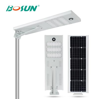 China With mono solar panel in high work efficiency > BOSUN china manufacturer 40w solar led street lights 21% 90w outdoor waterproof led street lights solar mono panel for sale