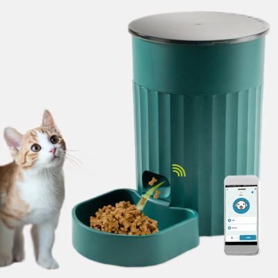 China Dropshipping Smart Pet Feeder Cat Dog Automatic Quantitative Feeding Machine Stocked Timing Food Self Feeding Cat Supplies for sale