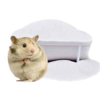 China Stocked Hamster Bathing Sand, Gerbil Powder Grooming Sand for Tiny Friends Grow Chinchilla Dust Bath Pot Litter Sand (2LB) for sale