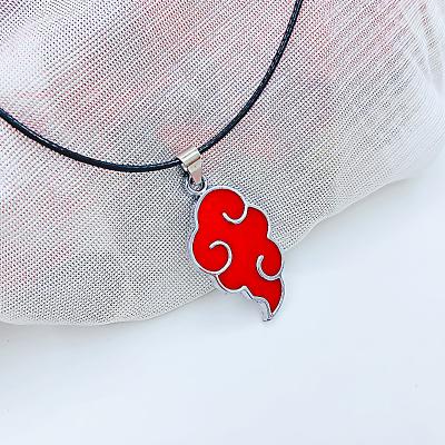 China Japan's Most Popular Cartoon Anime Role Playing Pillar Zinc Alloy Human Strength Pendant Props Necklace Red Cloud Costume Props for sale