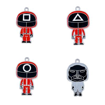 China Korea 2022 Movie Animation Costume Props Global Sixth Wheel Metal Character Key Chain Pendant for sale