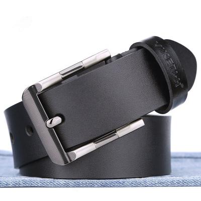 China Wholesale Genuine Cowhide Men's Belt Design Cowhide IGM Brand Fashion Leather Belts With Alloy Buckle for sale