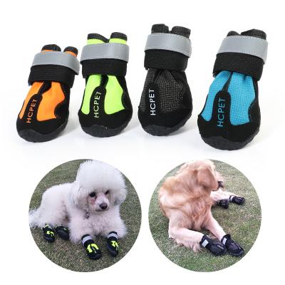 China Red Viable Pet Shoes For Dog Booties, Waterproof Dog Boots Waterproof Dog Shoes For Summer Winter, Fashion Dog Shoes For Dogs for sale