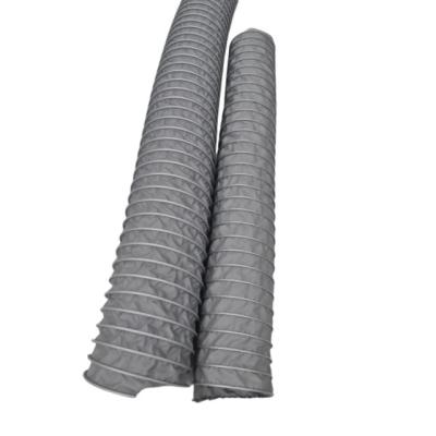 China Easy Installation Flame retardant cloth silicone cloth telescopic air duct for sale