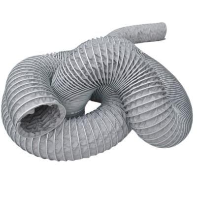 China Easy Installation Highly Flexible And Compressible Silicone Air Duct 450 Degree Telescopic Duct Hose for sale