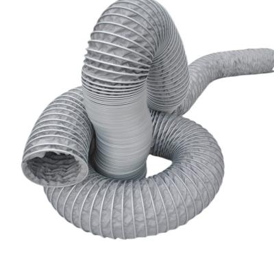 China Easy Installation High Temperature Resistant Ventilation Flexible Canvas Silicone Duct for sale