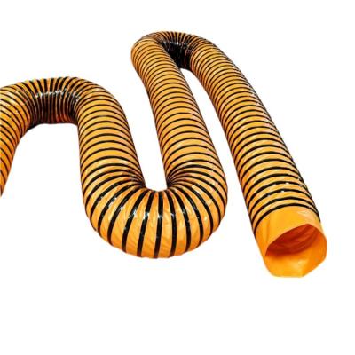 China Easy Installation 550mm  5m Negative pressure ventilation expansion duct industrial hose air duct flex High temperature duct for sale