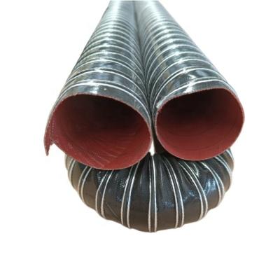 China Industrial Anti-static industrial silicone duct soft high temperature duct for sale