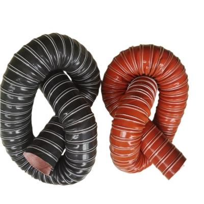 China High Temperature Resistance Flexible silicone rubber ventilation duct for sale