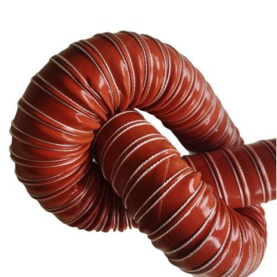 China Smooth flame retardant and high temperature resistant silicone hose 25mm 25mm for sale