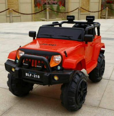 China New safety children's electric cars four-wheel drive dual children's electric cars remote drive children ride on the car for sale