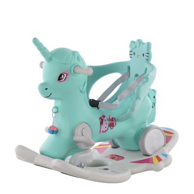 China Eco-friendly new type of multi-functional children's rocking horse children's rocking seat children's toys for sale