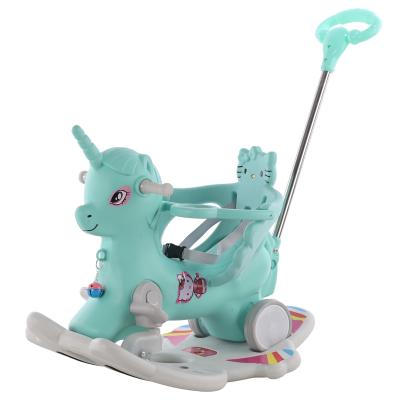 China New Eco-friendly Multi Function Rocking Horse For Kids Children Rocking Seat Children Toys for sale