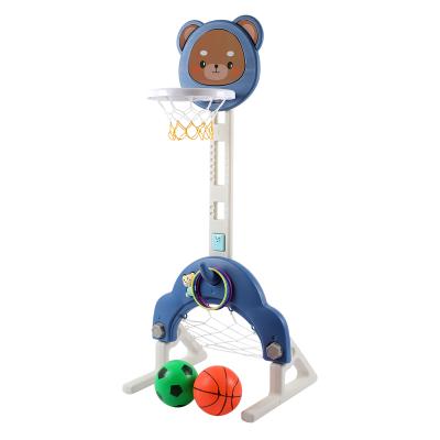 China PE Basketball Equipment Children's Basketball Stand Indoor and Outdoor Portable Children's Toys for sale