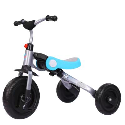 China Ride on toy 2021 high quality 2 in 1 foldable tricycle wholesale price baby tricycle for sale