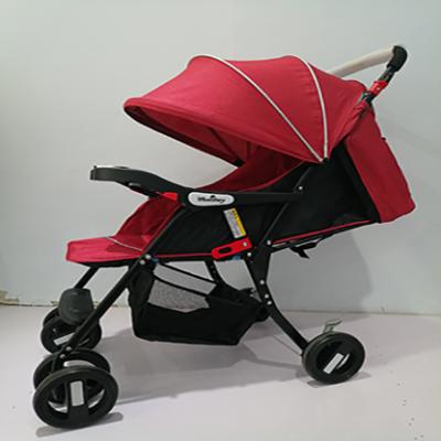 China Eco-friendly Cheap Lightweight Foldable Crib Baby Sitting Lying Baby Stroller for sale