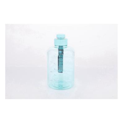 China Viable Hot Selling 14*27Cm Customized Silicone Water Bottle Kids Gym Water Bottle Transparent Handle Pusher for sale