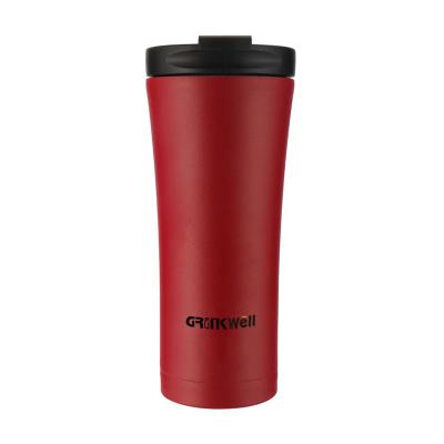 China Viable Customized Multicolor Wholesale Insulated Stainless Steel Vacuum Sealed Travel Red Coffee Mugs With Lid for sale