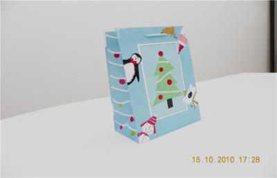 China Glossy Finished Spot UV Personalized Gift Paper Bags , Small Paper Bags With Handles for sale