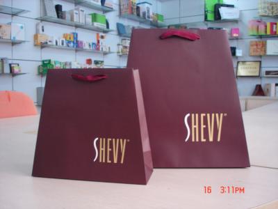 China Decorative Black Recyclable Jewelry Paper Bags , Shopping Gift Packaging Bag for sale