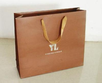 China Eco - Friendly Small Jewelry Paper Bags With Handles For Gift / Advertisement for sale