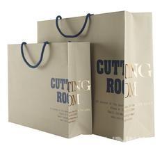 China Promotional Reusable Colorful Rope Handle Paper Carrier Bags With Logo Printed for sale