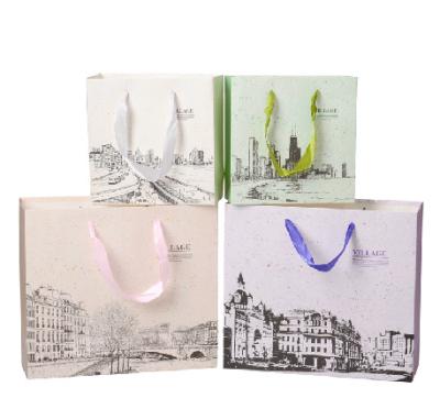 China Glossy 128gsm Art Recycled Paper Gift Bags ,  Lady Underwear Handmade Paper Bag for sale