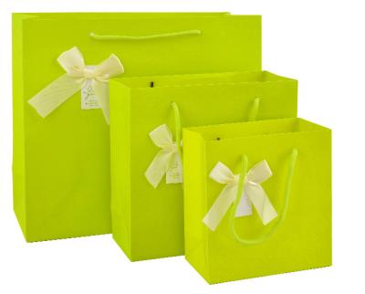 China Eco - friendly Large Jewelry Paper Bag For Shopping , Twisted Handle Paper Bags for sale