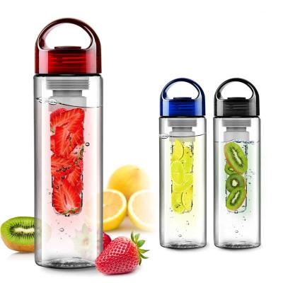 China 700ml DOUBLE WALL Juice Bottles Lemon Juice Plastic Bottle High Quality Single Wall Tritan Water Bottles BPA Free Plastic Cup for sale