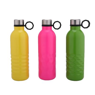 China Hot-selling sports water bottle 500ml double wall PORTABLE stainless steel water bottle insulated outdoor sport drinking water bottles for sale